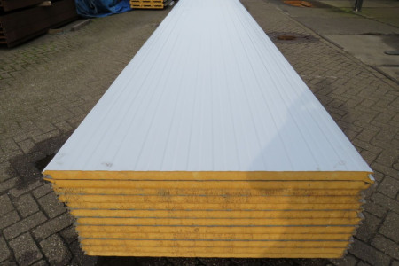 Restpartij nieuwe sandwichpanelen in prijs verlaagd